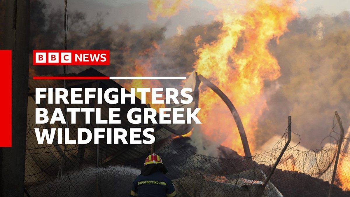 BBC News - Wildfires In Greece