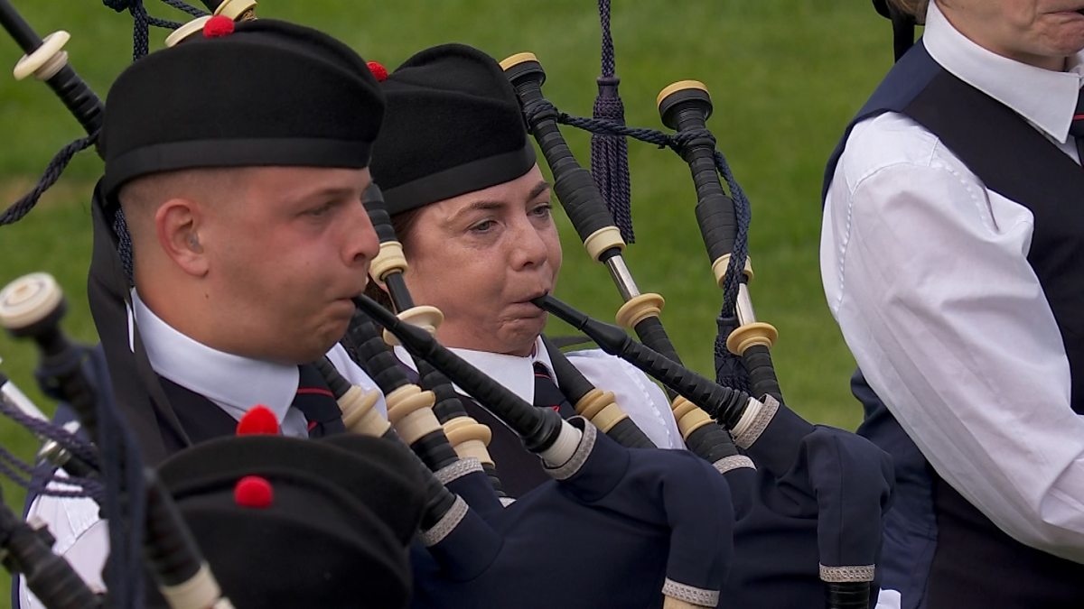 BBC One World Pipe Band Championships, Shotts and Dykehead Caledonia