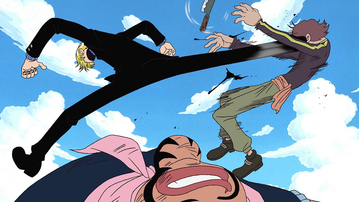 BBC Three - One Piece, East Blue (1-61), The Deadly Foot Technique ...