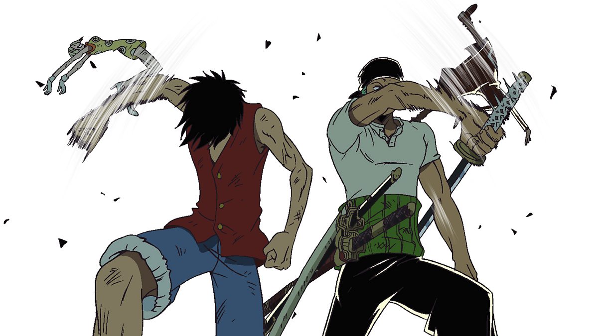 One Piece Alabasta (62135) 66. All Out Battle! Luffy vs. Zoro