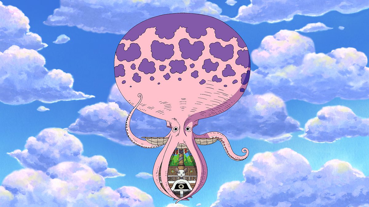 One Piece - Sky Island (136-206): 195. Off to the Blue Sea! A Heartfelt ...