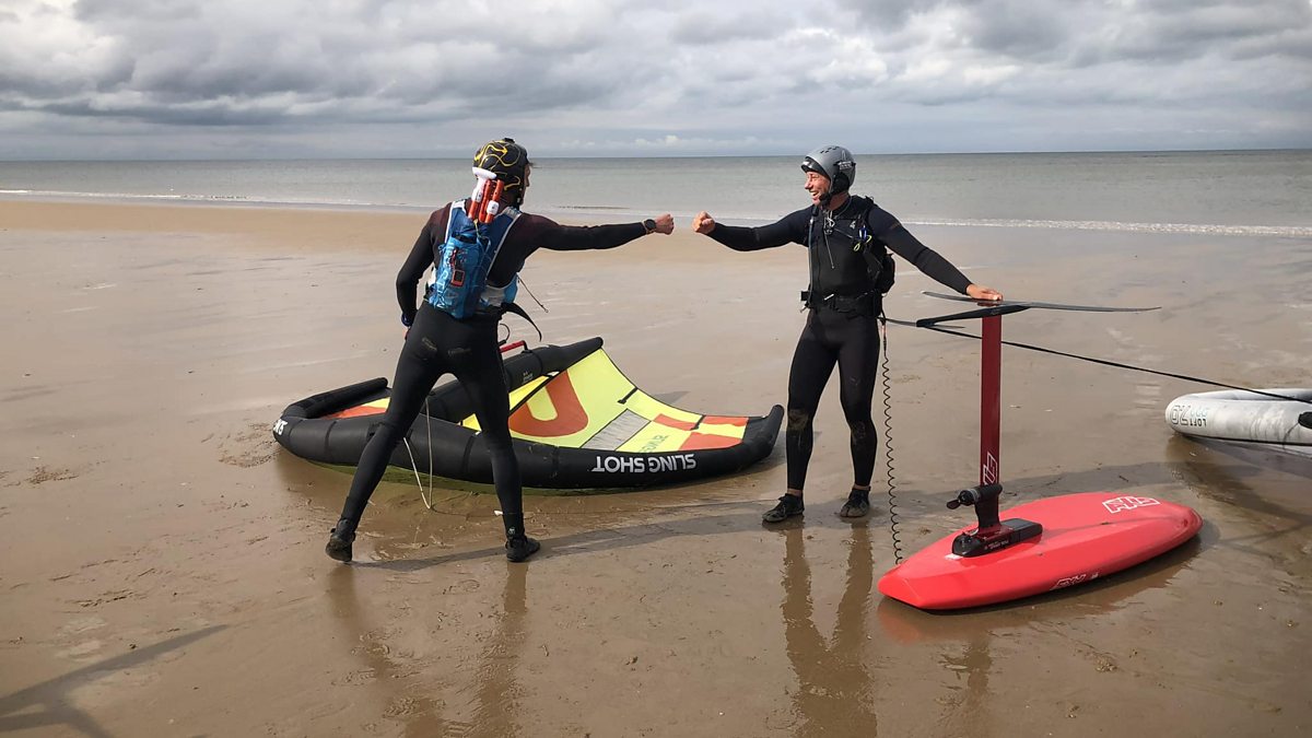 How Cornwall's Kernow Foil Crew built a winter foiling scene