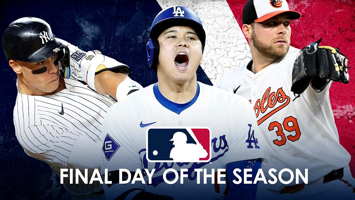 Baseball MLB 2024 Final Day of the Season BBC iPlayer