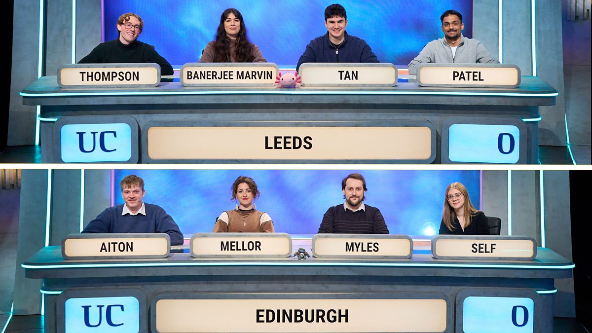 BBC Two University Challenge, 2024/25, Leeds v Edinburgh