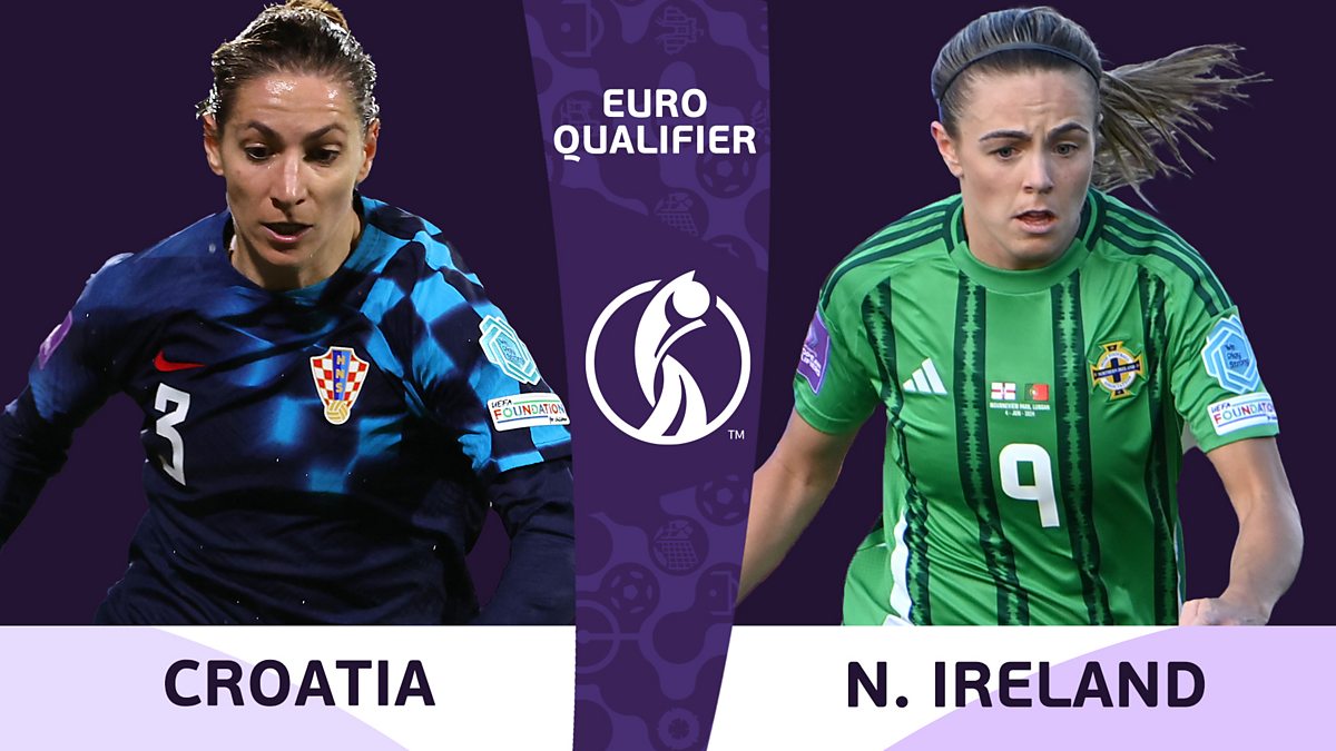 Northern Ireland International Football Live Croatia v Northern