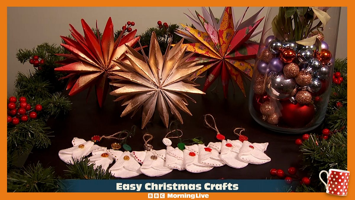 BBC One Morning Live, How to make simple Christmas decorations at home