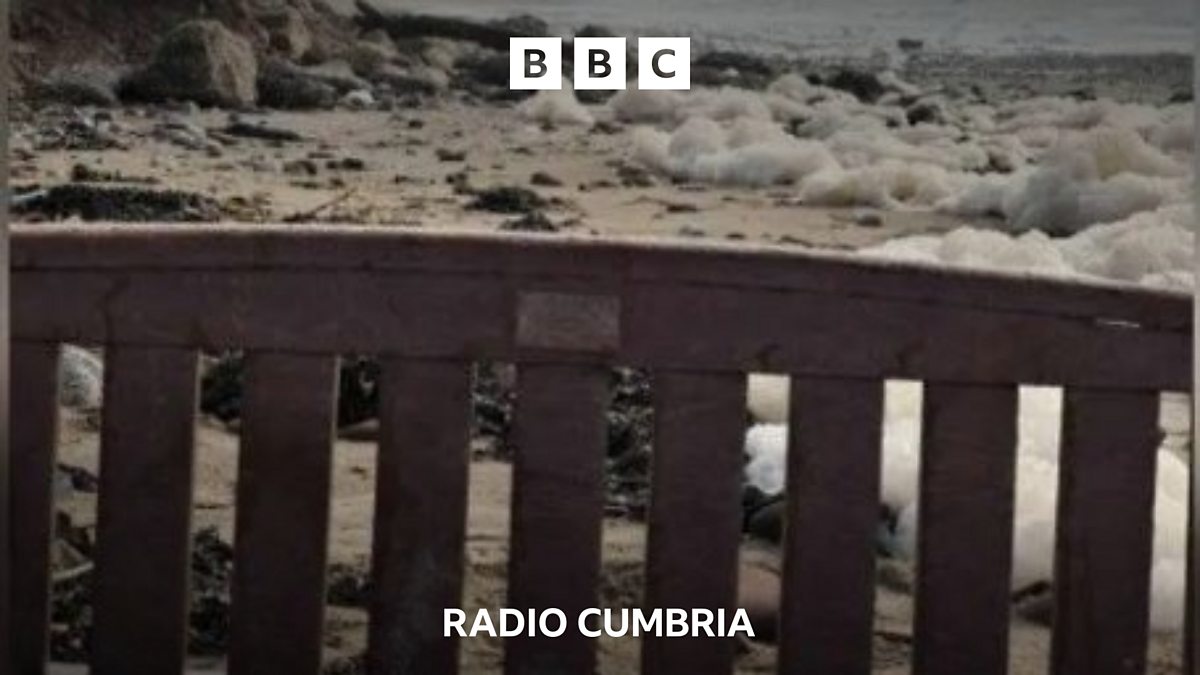 BBC Radio Cumbria - BBC RADIO CUMBRIA, Drigg beach bench shocker