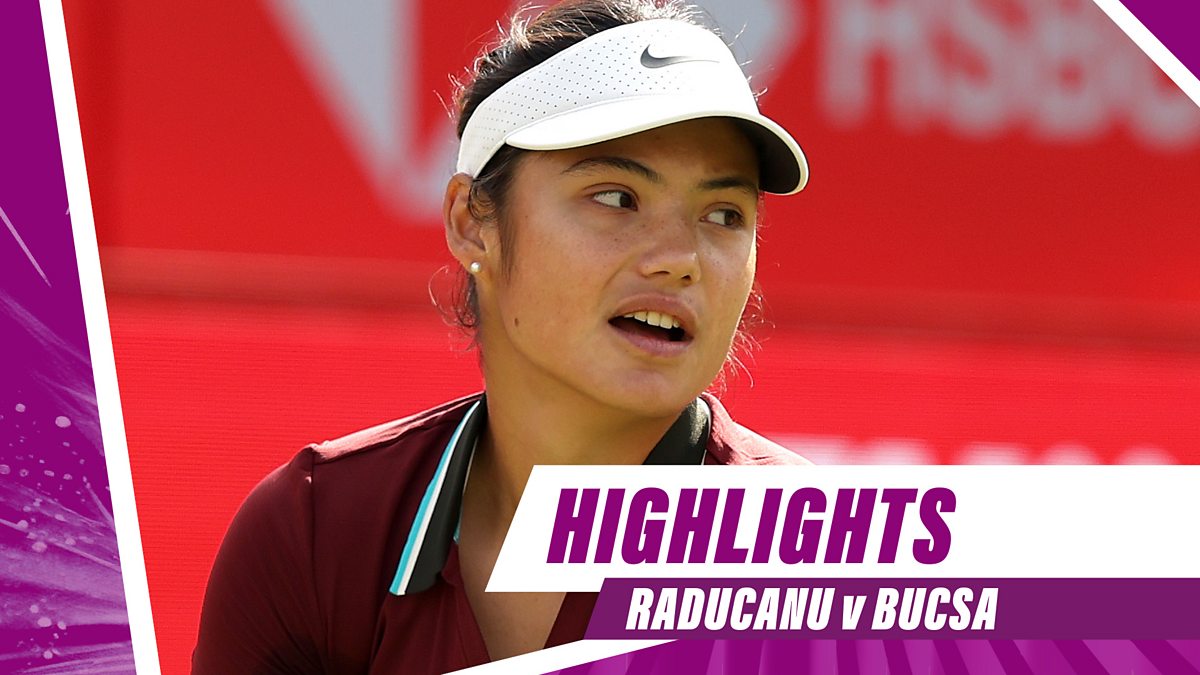 bbc-sport-queen-s-tennis-2025-round-one-highlights-raducanu-v-bucsa