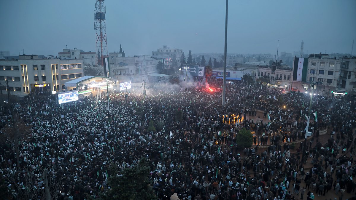 Syria celebrates a year since the fall of Assad