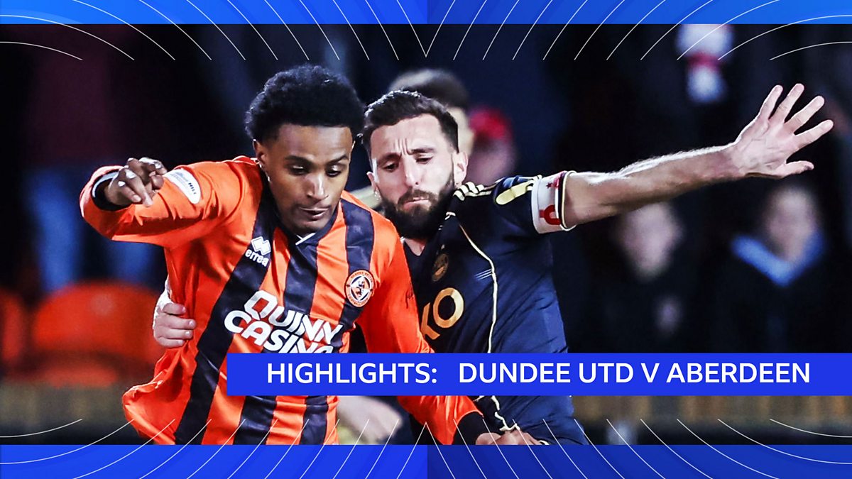 Watch: Dundee United v Aberdeen highlights on BBC iPlayer