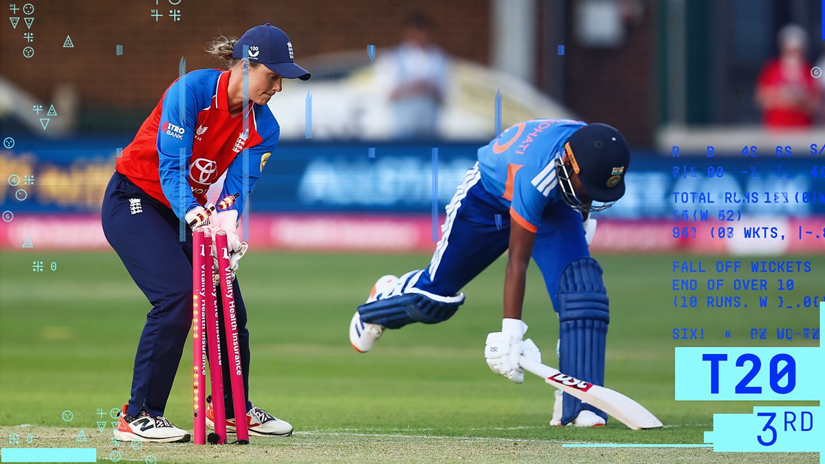England v India - third T20 highlights