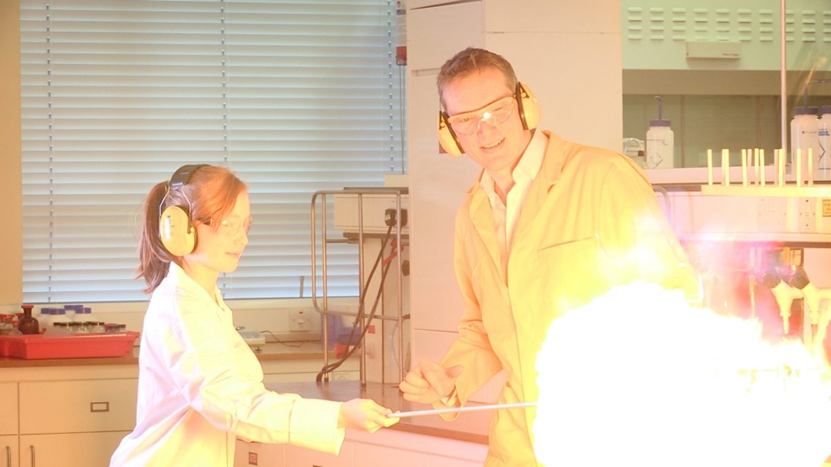 Chemistry KS3/4 Experiments with fire BBC Teach