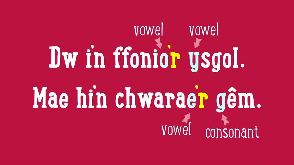 Defnyddio y, yr, 'r - Using 'the' - Grammar: Video playlist - BBC Bitesize