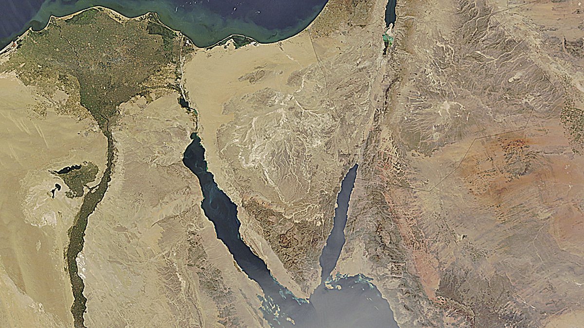 Красное море Суэцкий канал