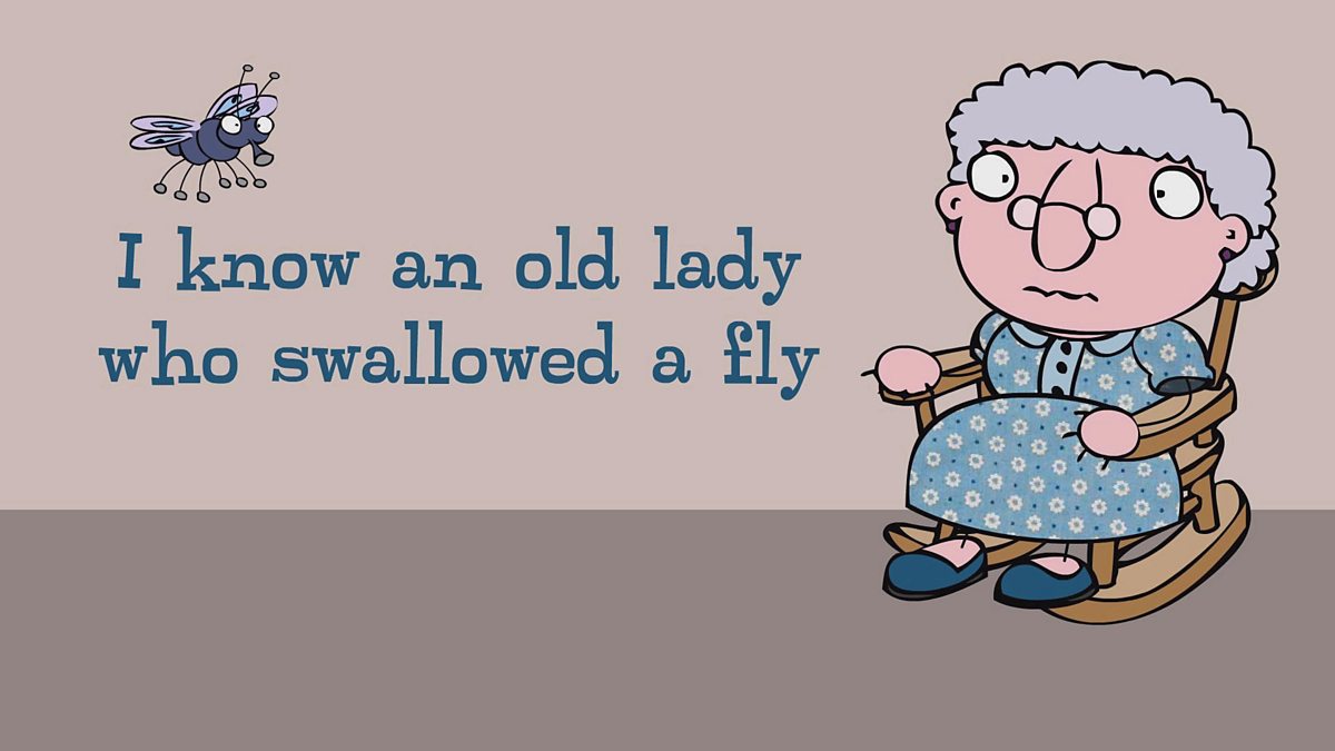 I Know An Old Lady Who Swallowed A Fly c Teach
