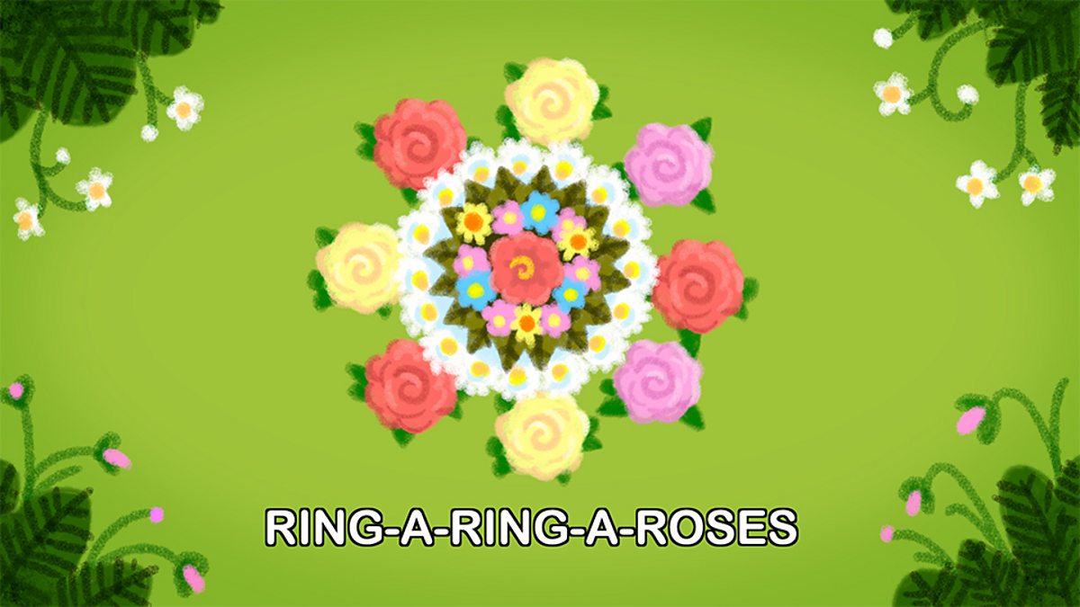 Ring Around The Rosie (Ring-A-Ring O' Roses) Nursery Rhyme | ItsyBitsyKids  - YouTube | Nursery rhymes, Classic nursery rhymes, Rose nursery