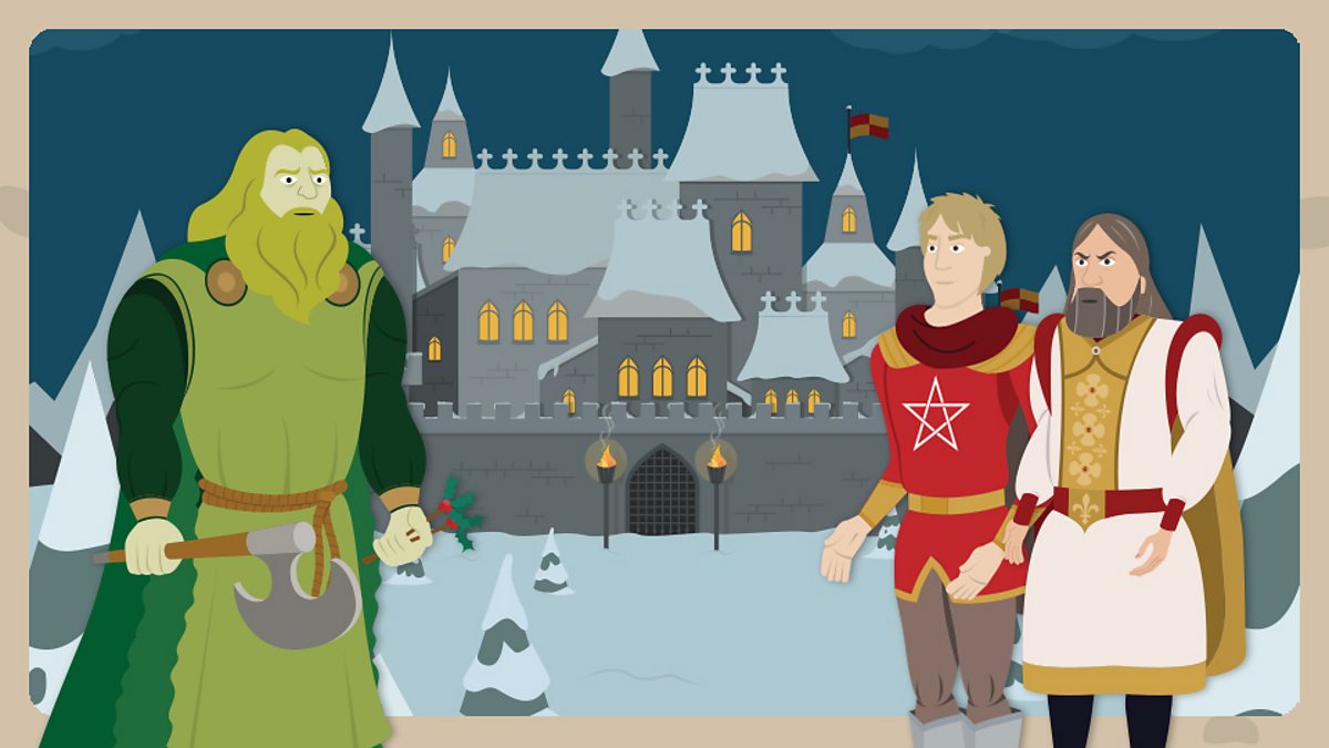 English Ks2 Sir Gawain And The Green Knight Episode 1 Bbc Teach