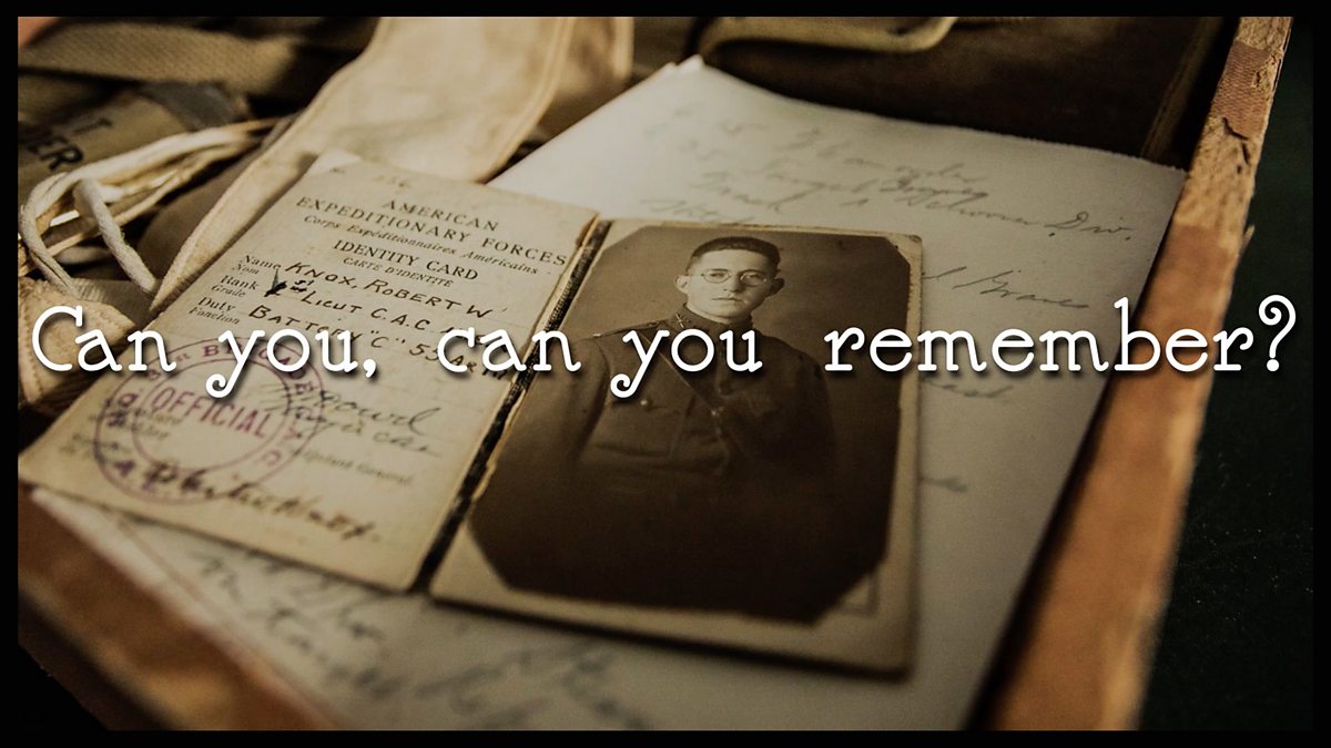 'Can you, can you remember?' - Vocal version - BBC Teach