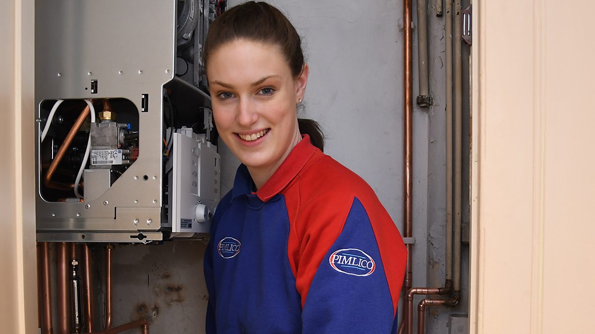 How To Become An Apprentice Plumber Sophie S Story Bbc Bitesize