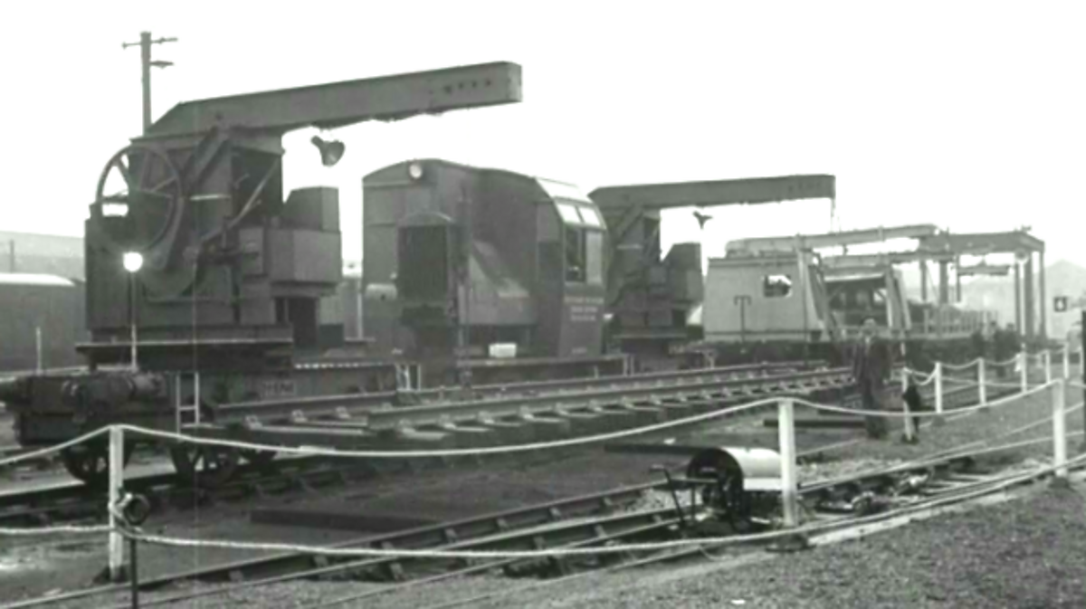 Railway Track Laying Demonstration BBC Archive