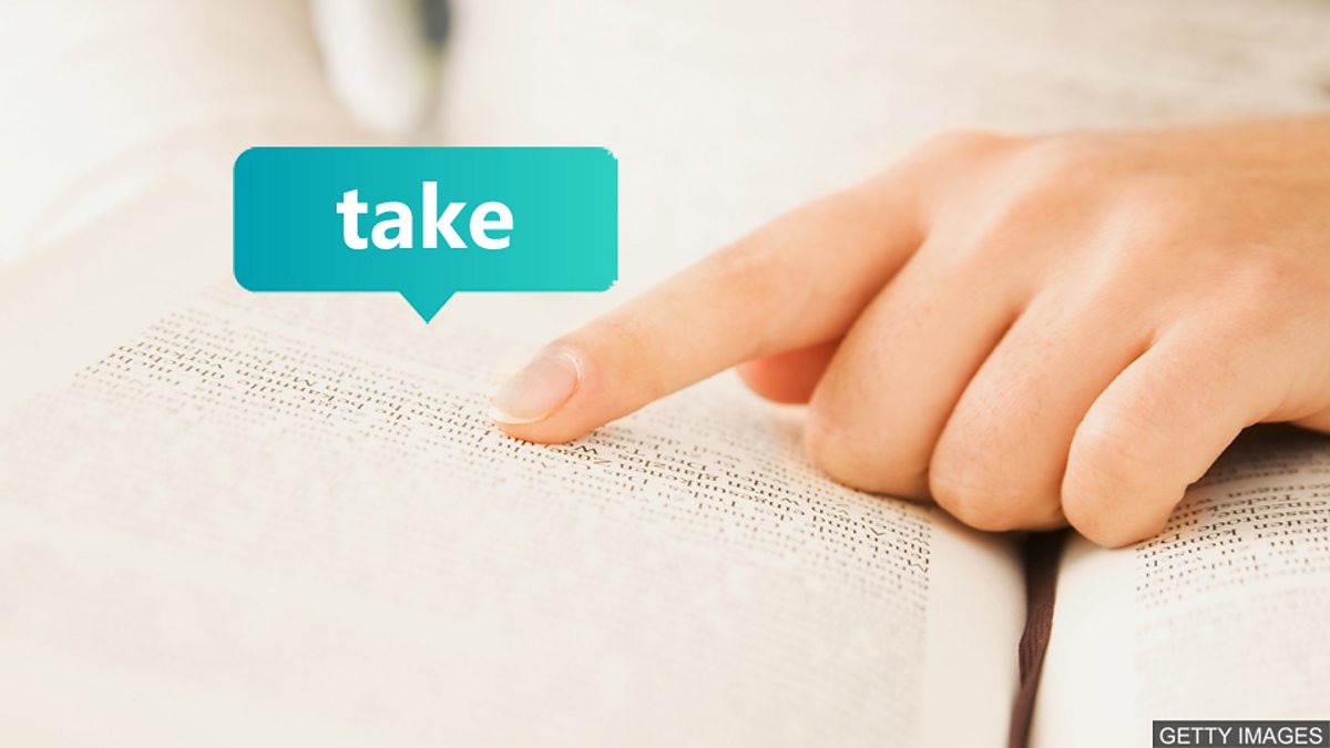 BBC Learning English 英语小测验 / 小测验 包含动词 take 的常用短语