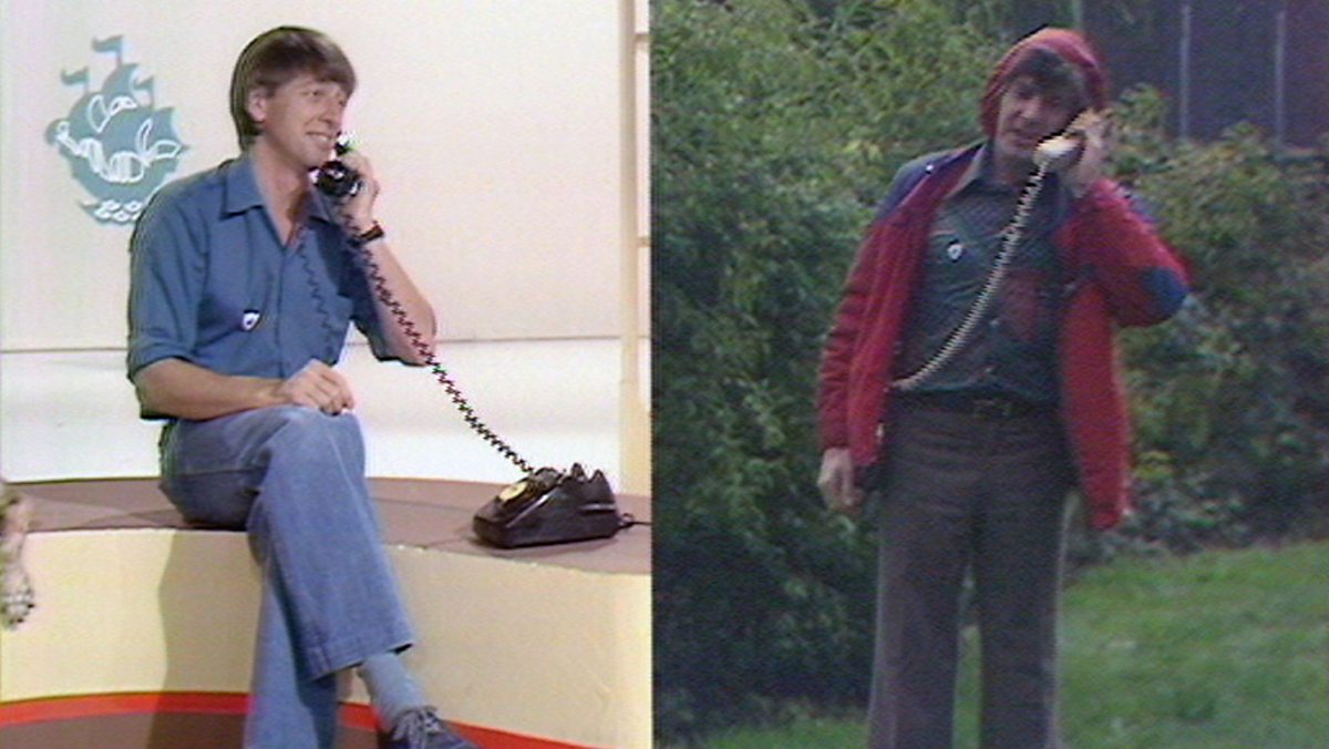 blue peter mobile telephone demonstration bbc archive