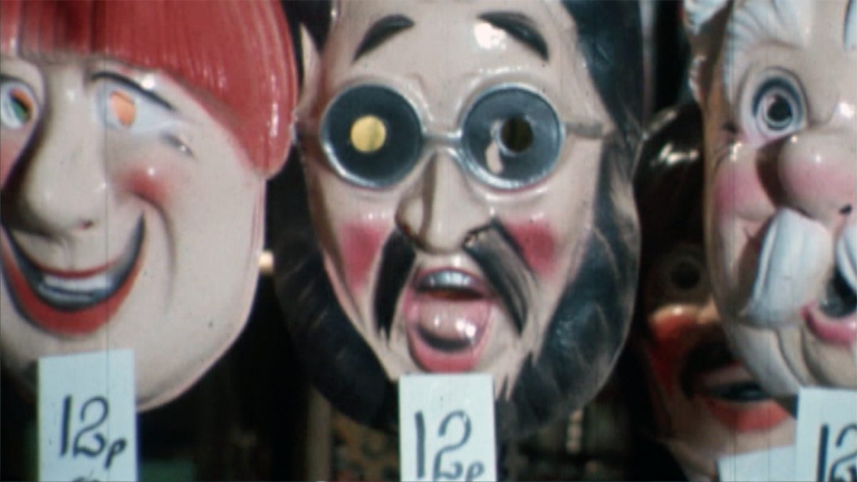 Belfast Halloween masks bonanza, 1973 BBC Archive