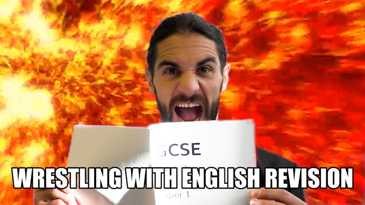 WWE's superstar Seth Rollins on wrestling your English revision - BBC