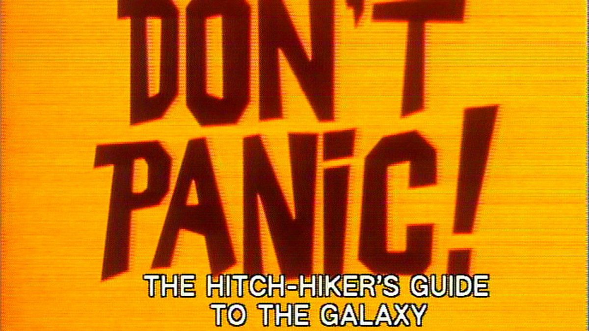 TV Review Hitchhiker's Guide to the Galaxy, 1981 BBC Archive