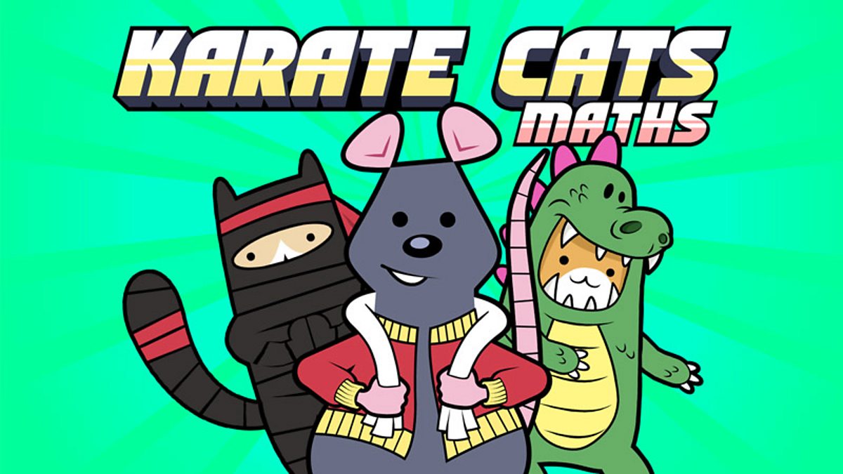 Play Karate Cats Maths Game For Kids Free Online Maths Games Bbc Bitesize