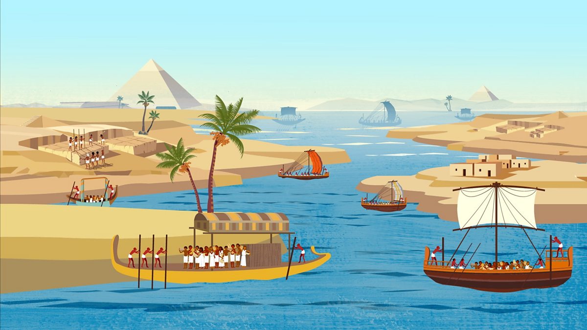 Ancient Egyptian Nile River