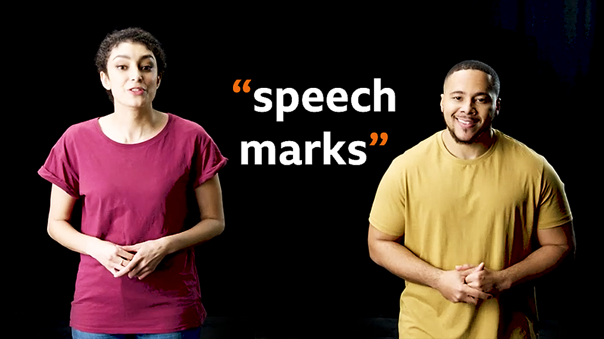 how to structure and punctuate direct speech bbc bitesize