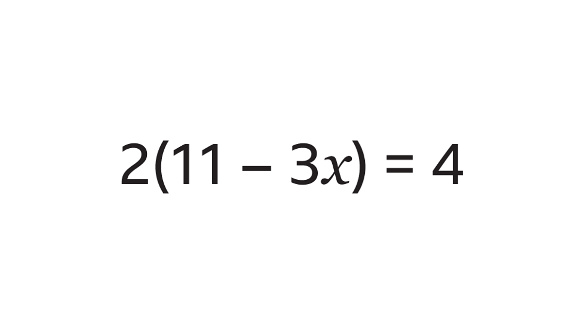 Solve Equations With Brackets Ks3 Maths Bbc Bitesize Bbc Bitesize 1943