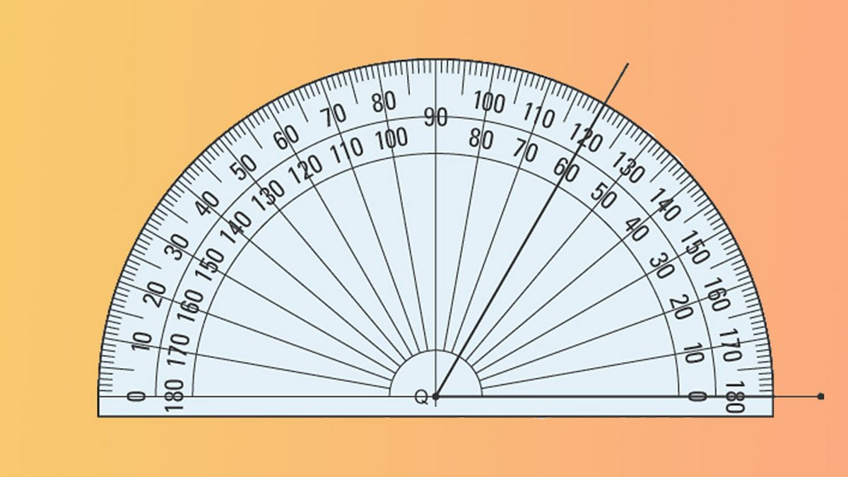 How to measure an angle - BBC Bitesize