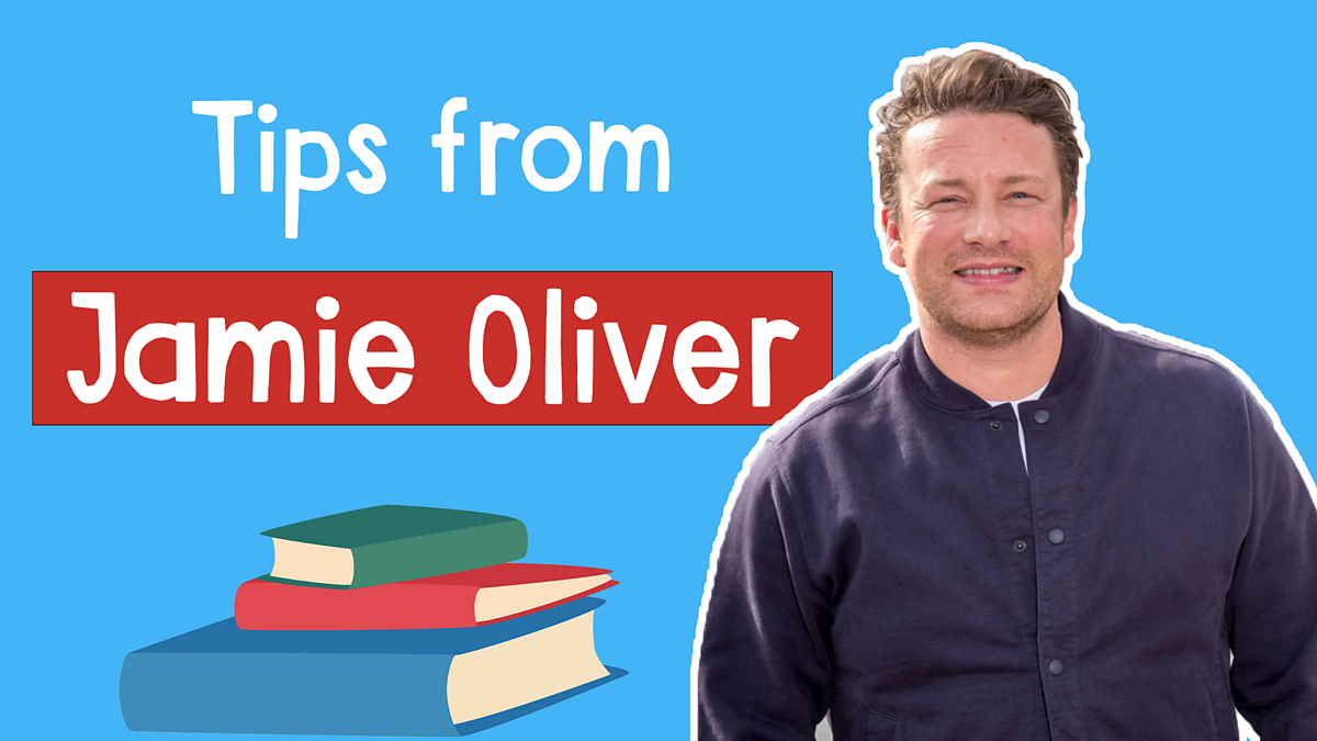 TV Chef and now children's author Jamie Oliver shares his advice for
