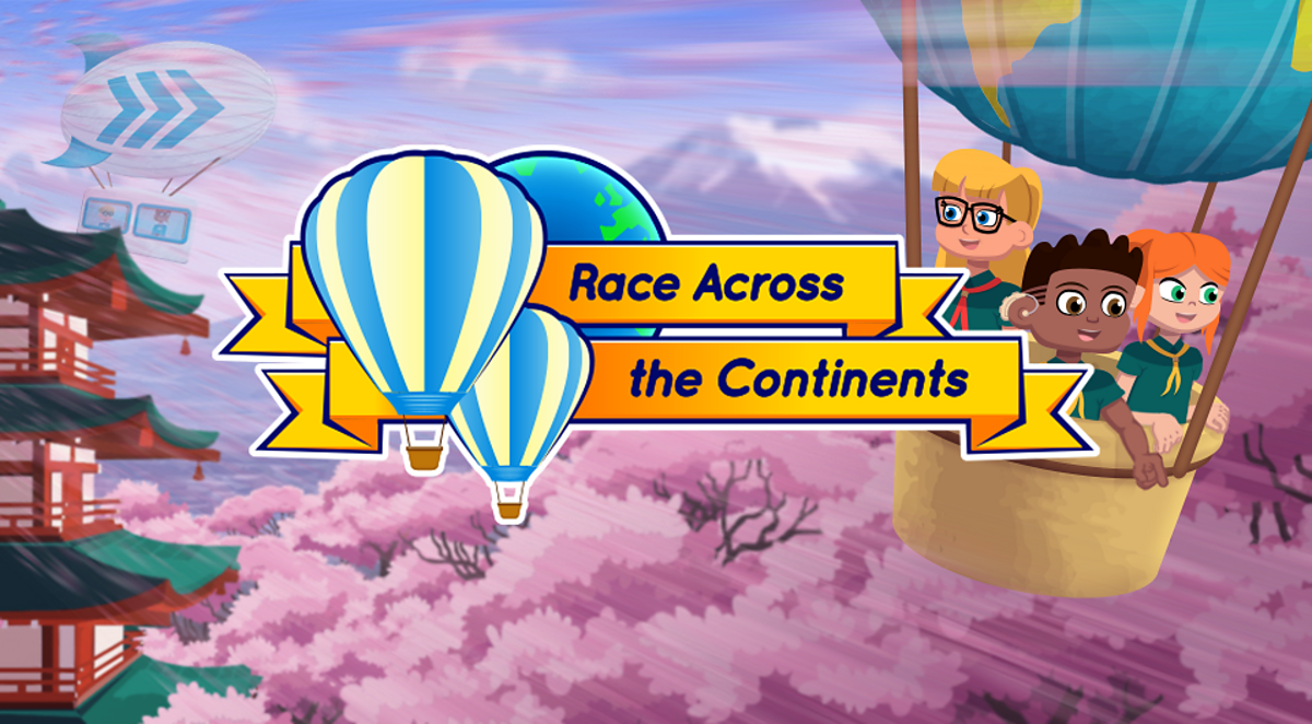 Race Across the Continents KS2 Geography Games BBC Bitesize