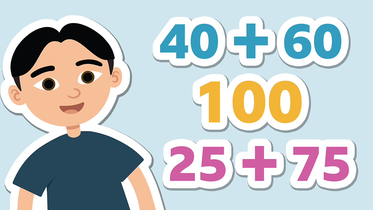 Number bonds to 100 - Maths - Learning with BBC Bitesize - BBC Bitesize