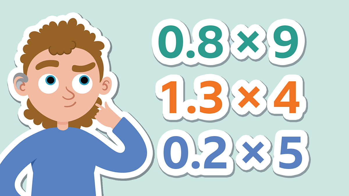 Multiplying decimals by integers - Maths - Learning with BBC Bitesize