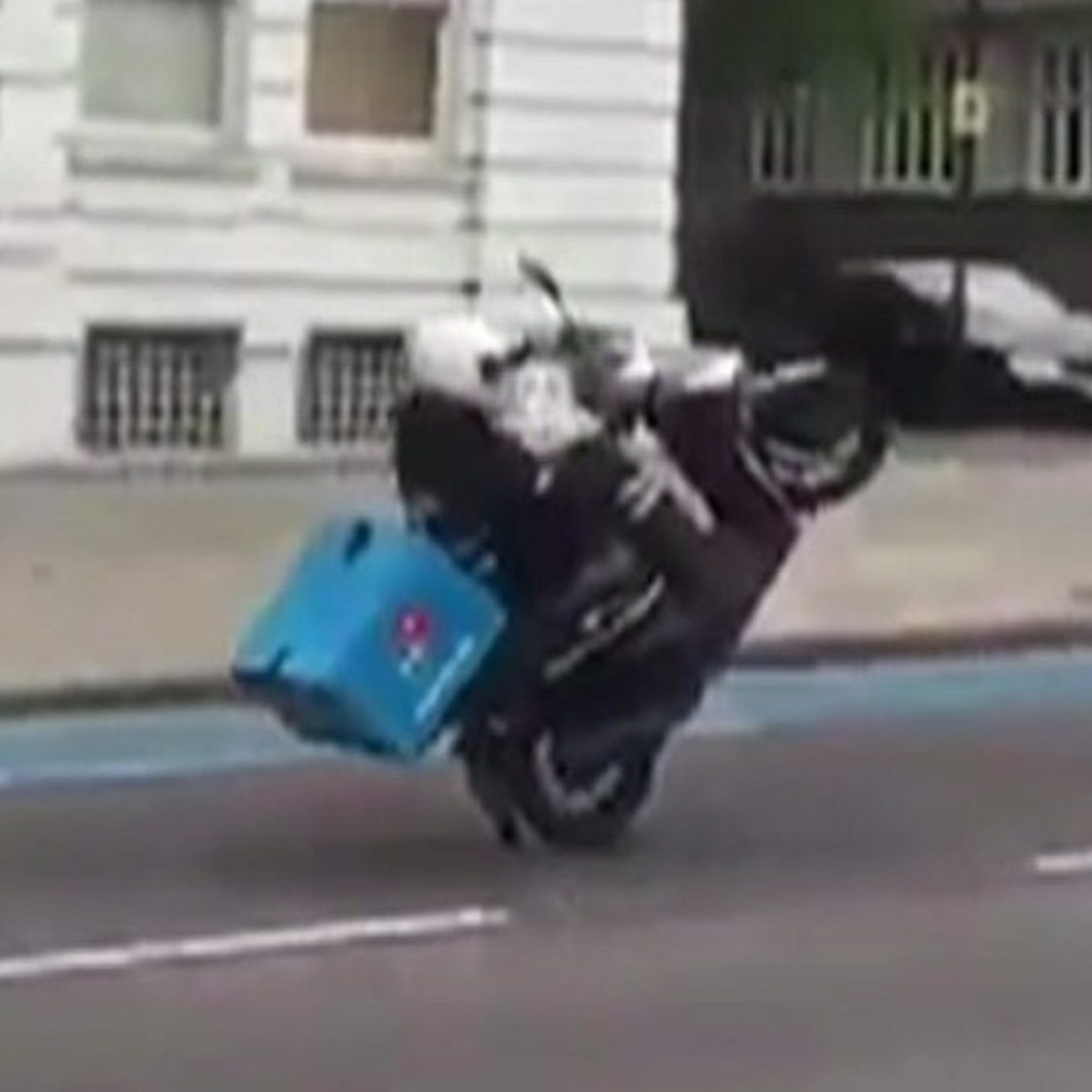 Domino's clearance pizza motorcycle