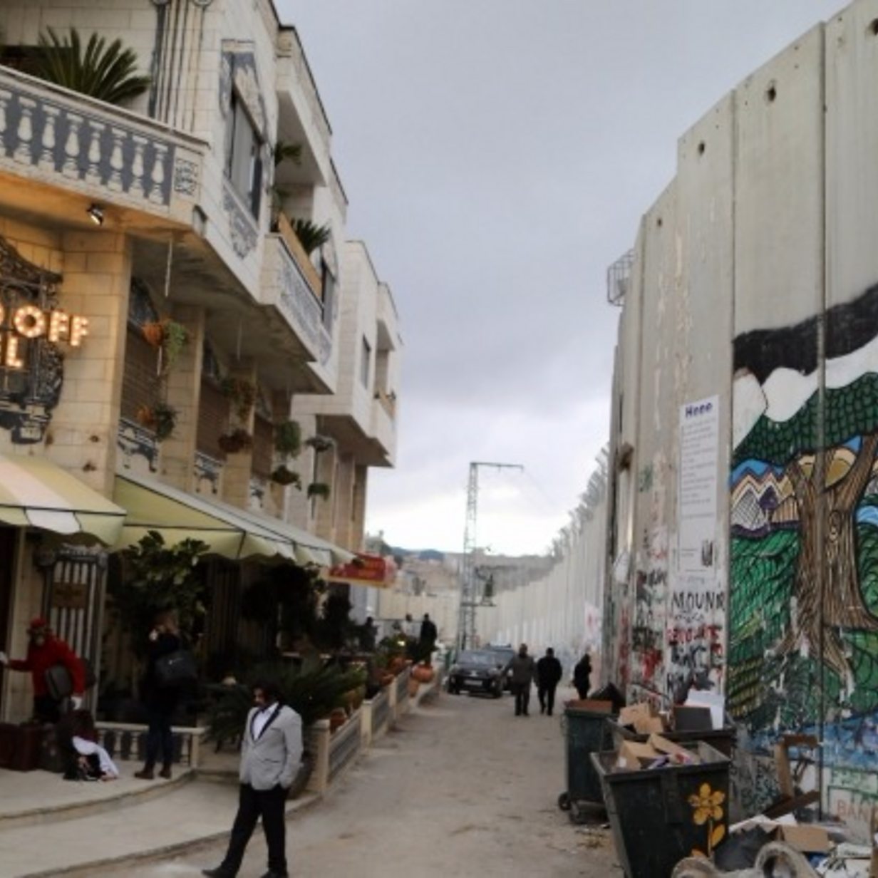 Banksy hotel, The Walled Off, opens in Bethlehem - BBC News