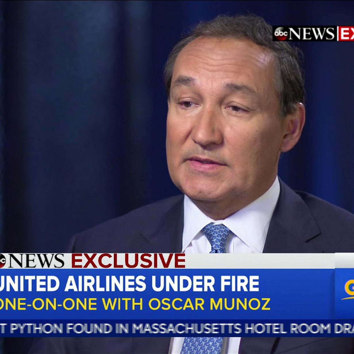 United Airlines Boss Interview How Did Oscar Munoz Do Bbc News