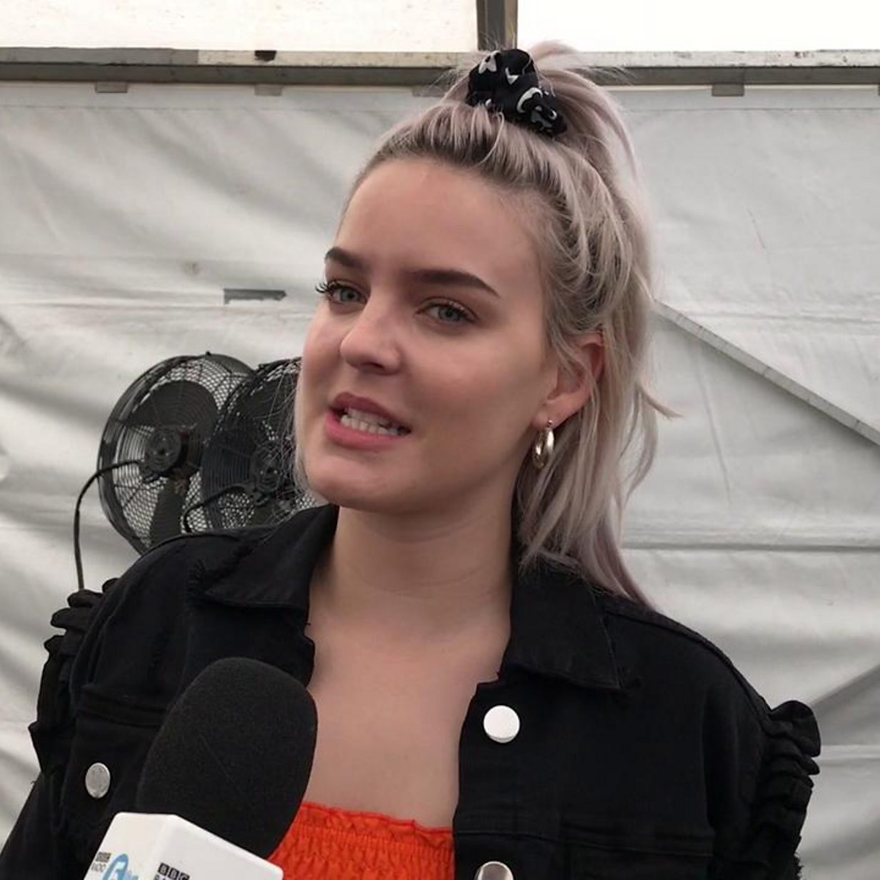 Anne-Marie's private jet to Biggest Weekend - BBC News