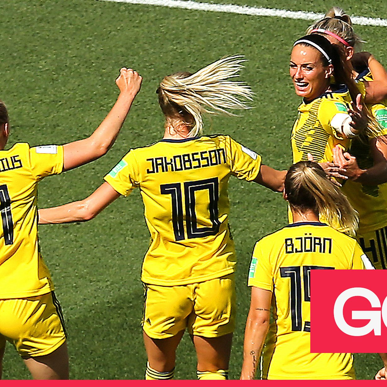 Women S World Cup 2019 Kosovare Asllani Opens The Scoring For Sweden Bbc Sport