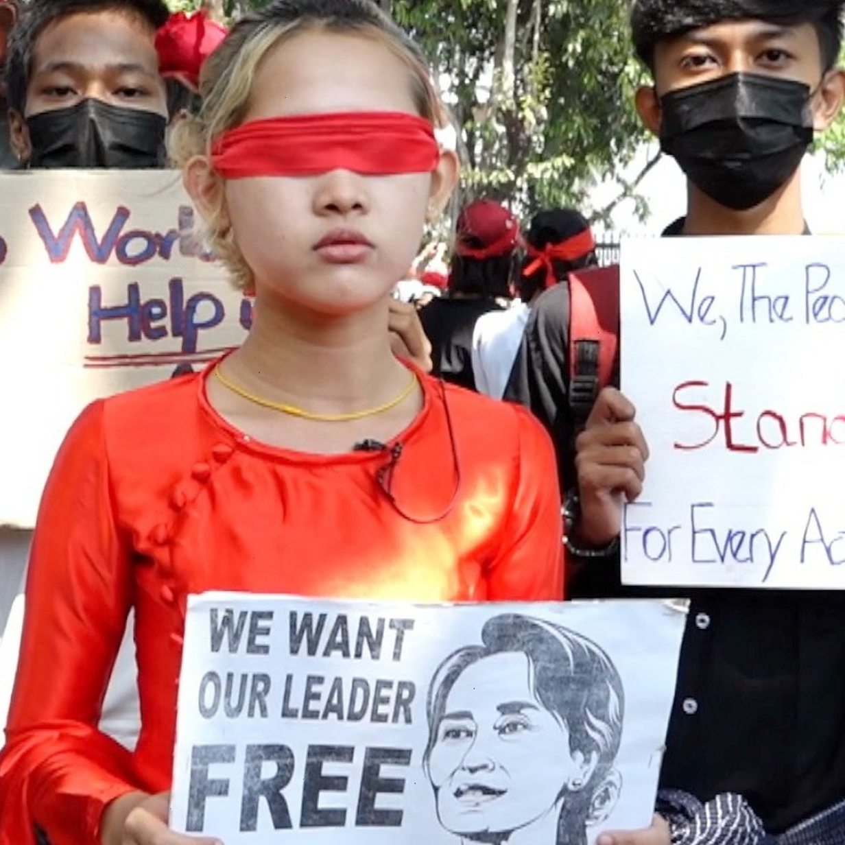 The Art Of Protest In Myanmar And Its Wanted List c News