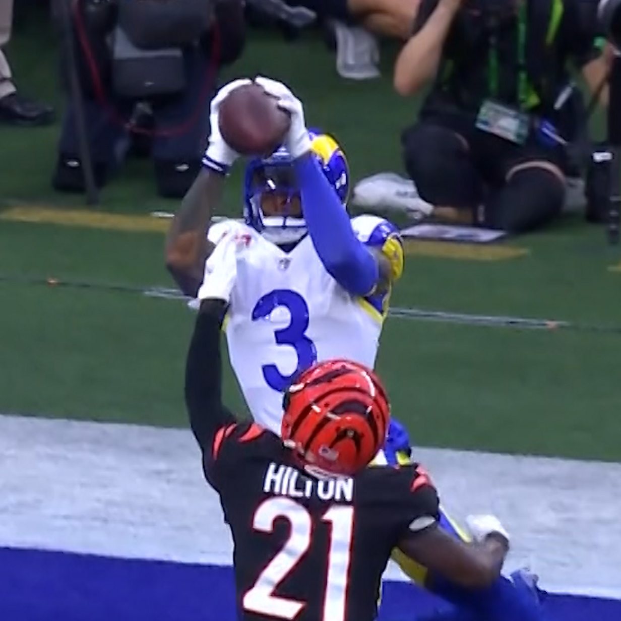 Super Bowl 2022: Odell Beckham Jr. scores first touchdown for Rams