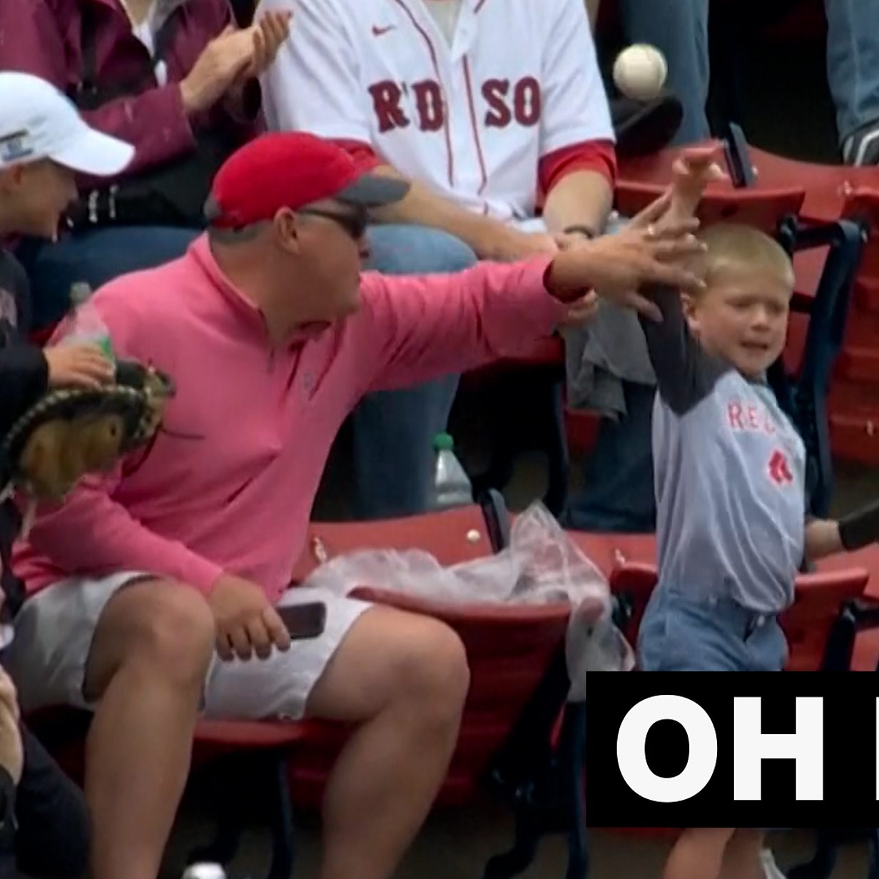 Young Red Sox fan throws gifted foul ball back at game - CBS Boston