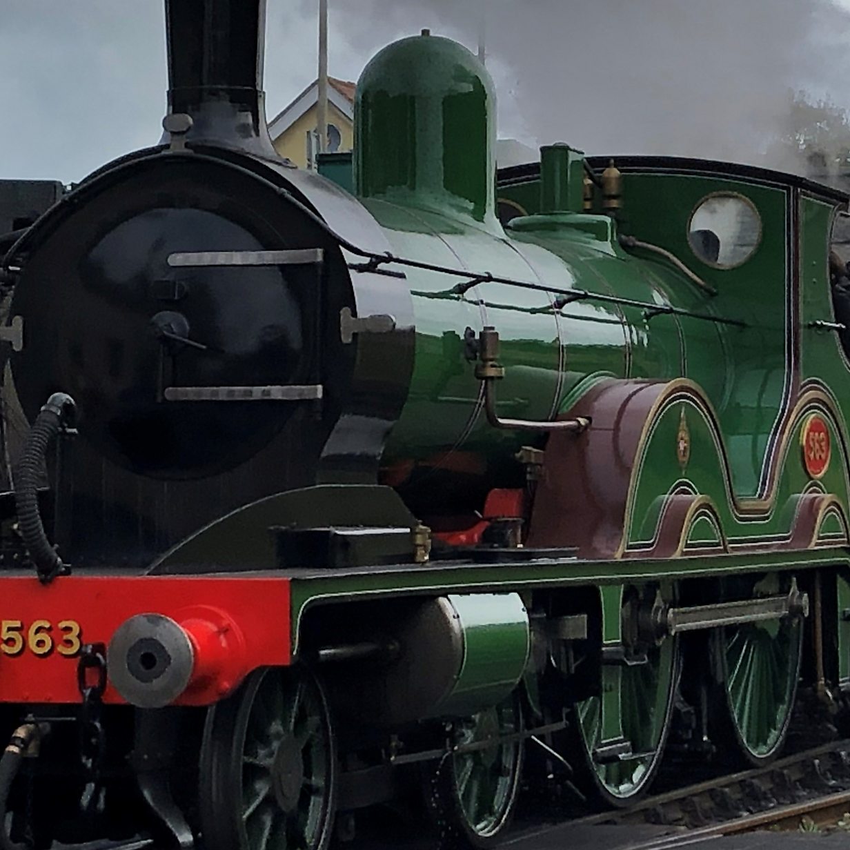 T3 class No. 563 returns to action on Swanage Railway after restoration