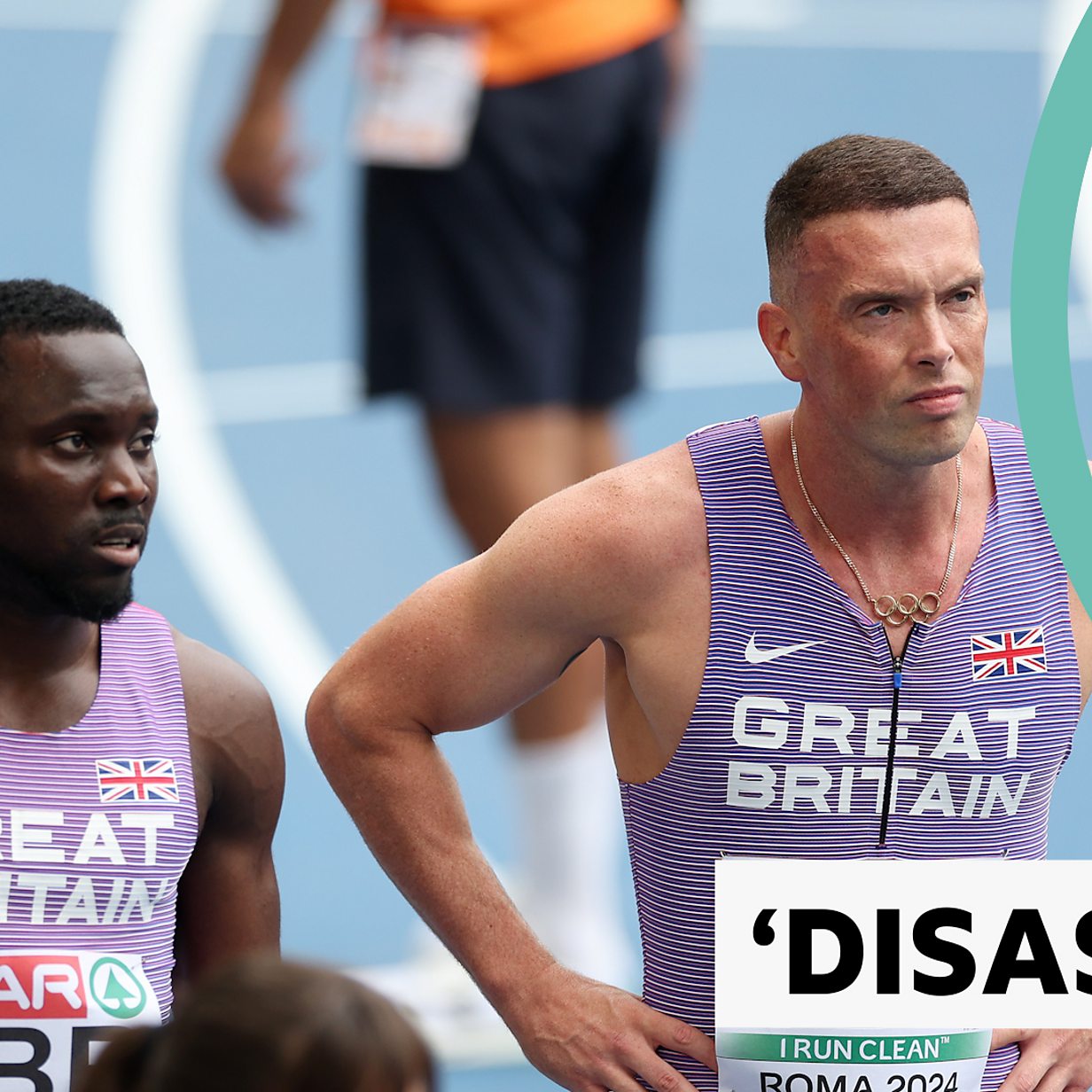 European Athletics Championships: Great Britain's men miss out on relay final after poor baton change