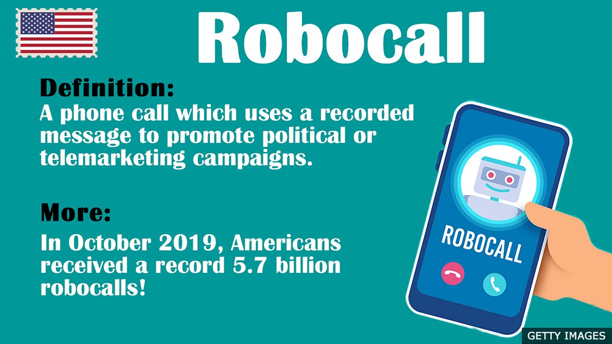 Bbc Learning English Us Elections 2020 Vocabulary Robocall