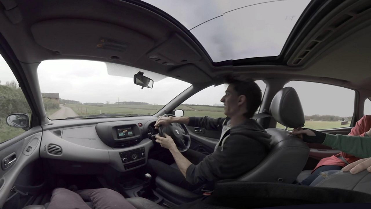 VR car crash experience for teenagers